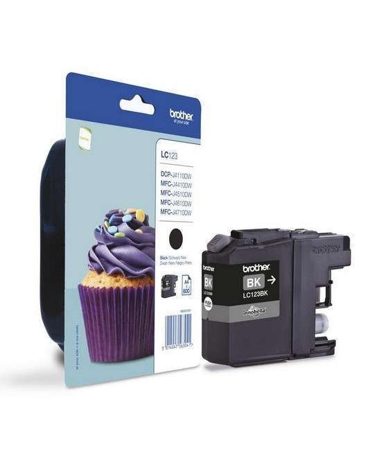 Brother LC123 Black Ink Cartridge (Low Capacity)