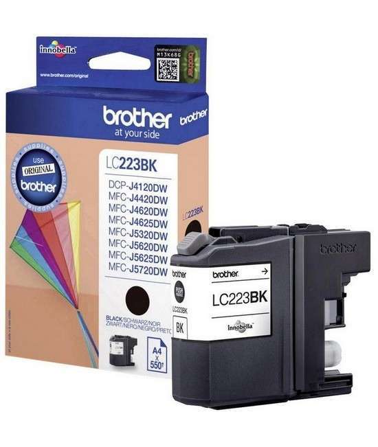 Brother LC223 Black Ink Cartridge. (Low Capacity)