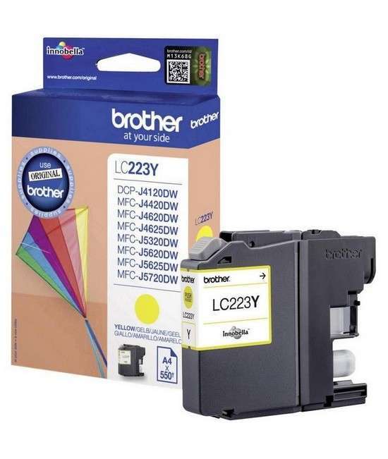 Brother LC223 Yellow Ink Cartridge. (Low Capacity)