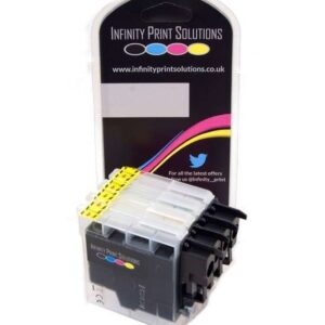 IPS Compatible for LC1100 Multi-Pack (Black/Cyan/Magenta/Yellow)